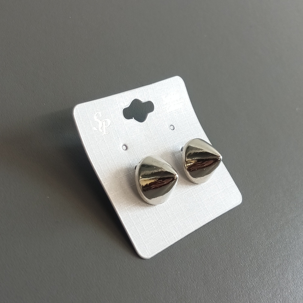 2/$15 + $4.99 Silver Stud Earrings Costume Jewelry